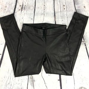 Ann Taylor Faux Leather Skinny Pants